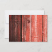 Pays Red Grange Mariage - Invitation (Dos)