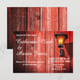 Pays Red Grange Mariage - Invitation