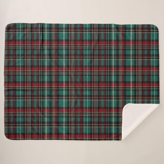 Pays Red Green Plaid Noël (Devant (Horizontal))