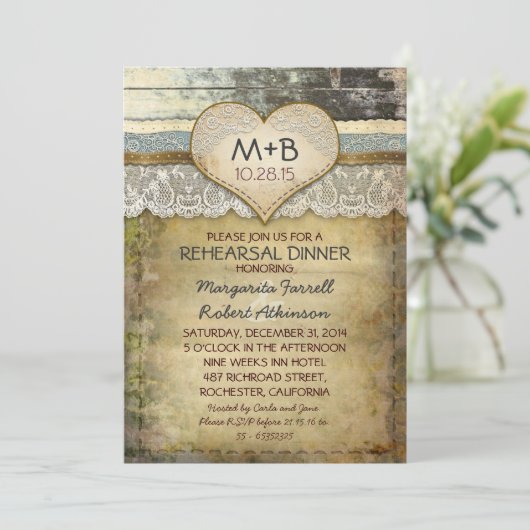 pays répétition rustique invitations à dîner (Debout devant)