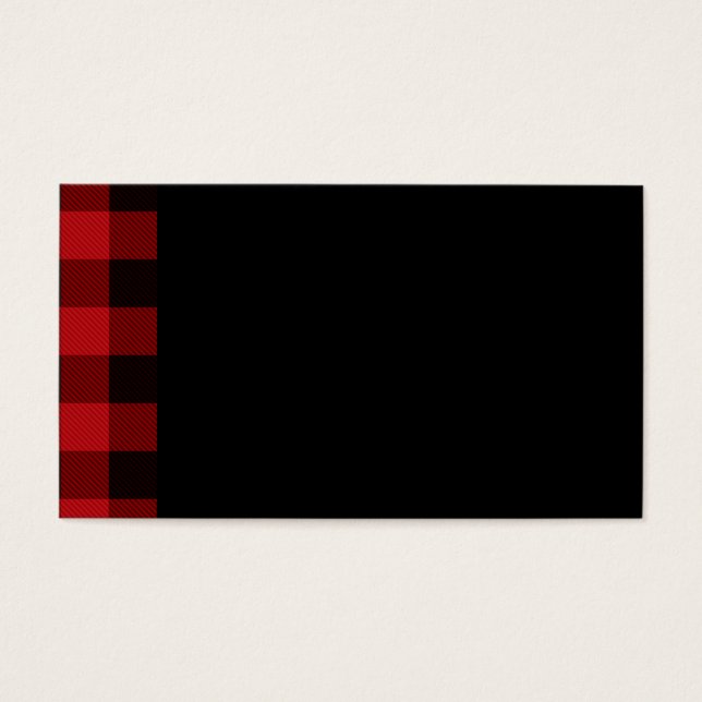 Pays rouge et noir plaid (Devant)