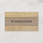 Pays Russe Cartes de visite Burlap (Devant)