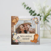 Pays Russe Faire-part de mariage Ouest (Debout devant)