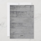 Pays Russe Snowflakes Grey Carte photo de vacances (Dos)