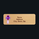Pays Russe Violet Mason Jar Étiquettes de adresse<br><div class="desc">Mettez une touche finale à votre correspondance mariage lorsque vous envoyez ces étiquettes de adresse tout simplement élégants. Ces beaux étiquettes de adresse sont tous prêts à être personnalisés. Personnalisez les étiquettes en ajoutant votre nom et votre adresse dans le champ fourni. Vous pouvez modifier le style de police, la...</div>