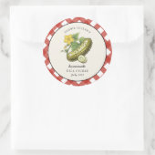 Pays rustique Dill pickle Canning jar étiquette (Sac)