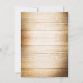 pays rustique en bois enregistrer les cartes datée (Dos)