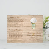 Pays Rustique Mason Jar Hydrangea Programme (Debout devant)