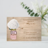 Pays Rustique Pot Mason Hydrangea RSVP (Debout devant)