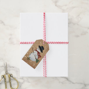 Pays Snowman - Étiquettes cadeaux