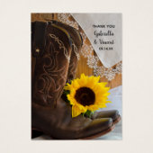 Pays Sunflower Dentelle Occidentale Mariage Faveur (Devant)