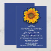 pays tournesol marine répétition dîner invitation (Devant / Derrière)