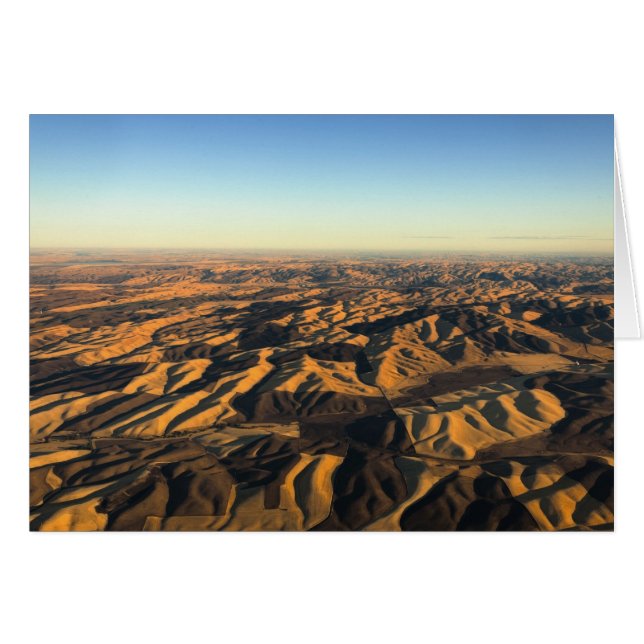 Pays viticole de Walla Walla à aloft (Devant horizontal)