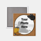 Pays Western aimant photo (Recto/Verso)