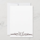 Pays Western Barbed Wire Wedding Invitations (Dos)