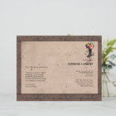 Pays Western Barbed Wire Wedding Programme (Debout devant)