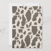 Pays Western Boy Invitation d'anniversaire (Dos)