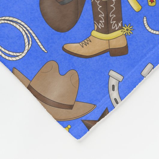 Pays Western Cowboy couverture polaire (Coin)