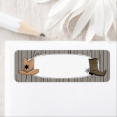 Pays Western Cowboy Étiquette (En situation)