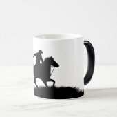 Pays Western Cowboy Horse Roping Coffee Mug (Devant droit)