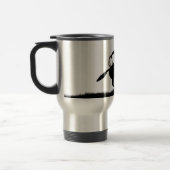 Pays Western Cowboy Horse Roping Travel Mug (Gauche)