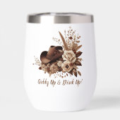 Pays Western Cowgirl Casquette avec fleurs (Arrière)