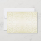 Pays Western Wagon Wheel Wedding Carte RSVP (Dos)