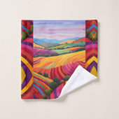 Paysage (Gant de toilette)