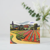 Paysage à Tegernsee August Macke Carte postale (Debout devant)