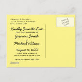 Paysage abstrait coloré - carte postale de date (Dos)