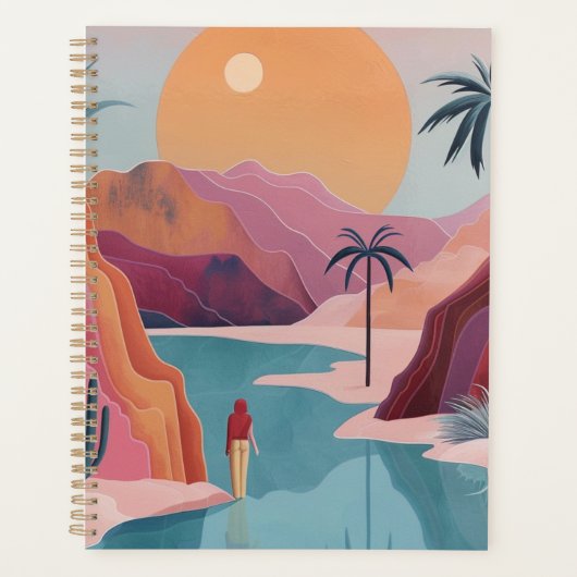 Paysage Abstrait de Boho (18) (Devant)