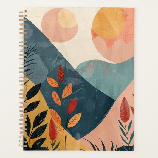 Paysage Abstrait de Boho (8) (Devant)