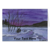 Paysage aquarelle (Devant horizontal)