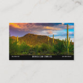 Paysage Arizona Carte de visite du désert (Devant)