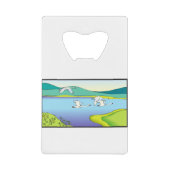 Paysage avec canards volants (Devant)