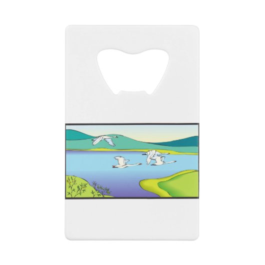 Paysage avec canards volants (Devant)