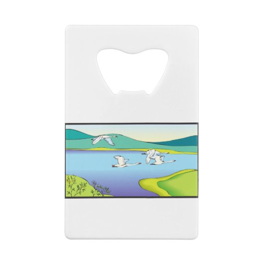 Paysage avec canards volants (Dos)