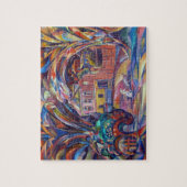 Paysage avec le cadeau difficile de puzzle de goût (Vertical)