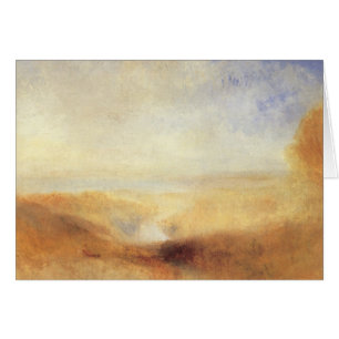 Paysage avec une baie fluviale lointaine de Joseph