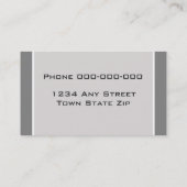 paysage carte de visite conception bonsai arbre ar (Dos)