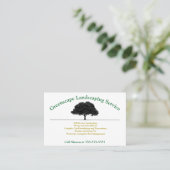 Paysage, Carte de visite de service de triage (Debout devant)