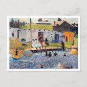 Paysage célèbre de plage Carte postale (Devant)