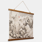 Paysage chinois suspendu tapisserie (Angulaire)