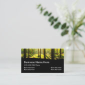 Paysage cool Deux Cartes de visite latéraux (Debout devant)