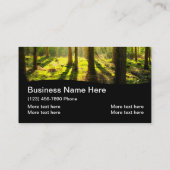 Paysage cool Deux Cartes de visite latéraux (Dos)