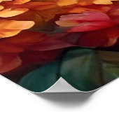 Paysage Coucher de soleil Poster d'art moderne (Coin)