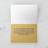 Paysage couleur aquarelle Carte de vacances (Intérieur)