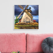 Paysage dans la toile Pays-Bas Imprimer (Insitu(Salon))