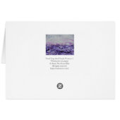 Paysage d'aquarelle à gris mauve (Dos Horizontal)