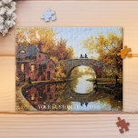 Paysage d'automne avec Puzzle de rivière<br><div class="desc">Puzzle avec un paysage d'automne coloré avec une rivière. Avec beaucoup de petits détails,  c'est un puzzle intéressant.</div>